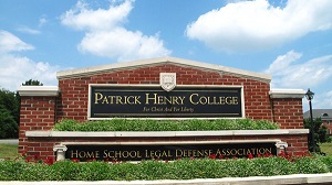 Patrick Henry College sign